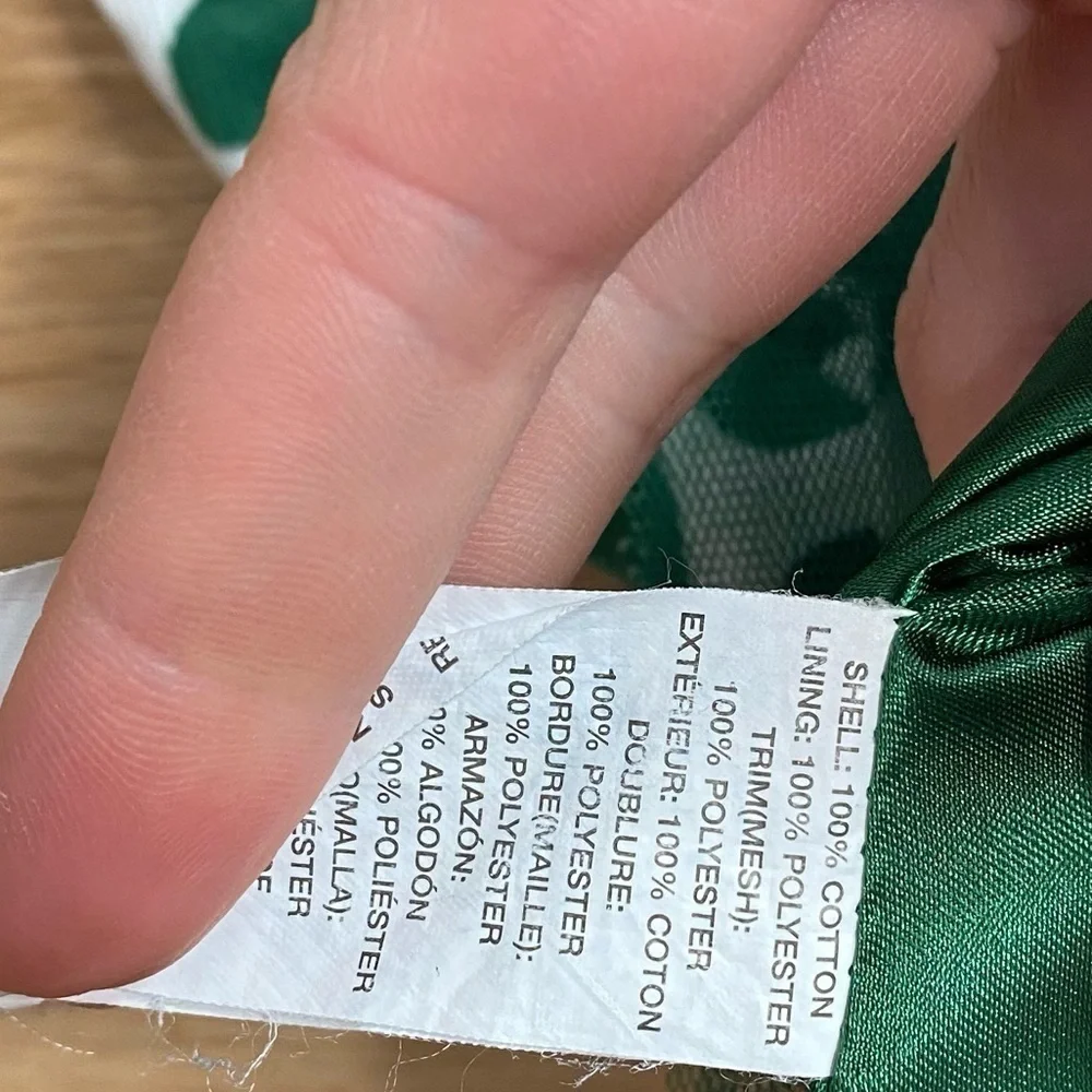 Children’s Place Emerald Green Polka Dot Dress 2T - Picture 6 of 7